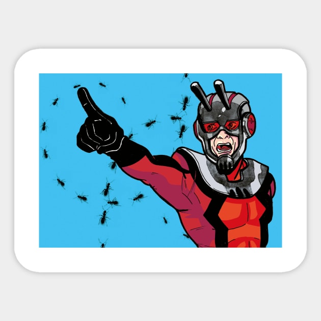 Ant Man Sticker by MattyHComics